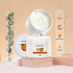 50G C Vitamini Nemlendirici Yüz Kremi Doğal Organik Vegan Kırışıklık Karşıtı