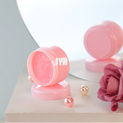 OEM Aydınlatıcı Dudak Ovucu Exfoliator Pembe Dudaklar Balsamı ve Ovucu 10g