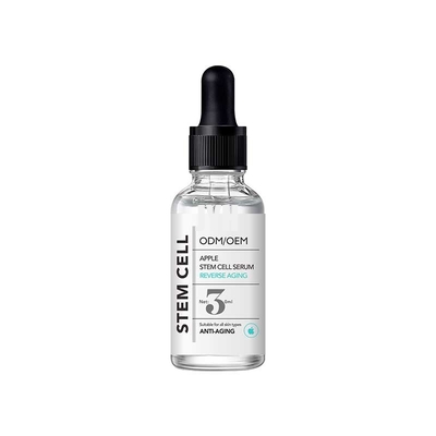 Elma Kök Hücre Kırışıklık Giderici Serum Hassas Ciltler İçin Antioksidan Serum