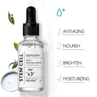 Elma Kök Hücre Kırışıklık Giderici Serum Hassas Ciltler İçin Antioksidan Serum