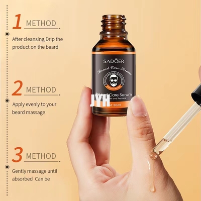 30ml Erkek Cilt Bakım Ürünleri Sakal Yağı Nemlendirici Büyümeyi Yumuşatır Sakal Bakımı
