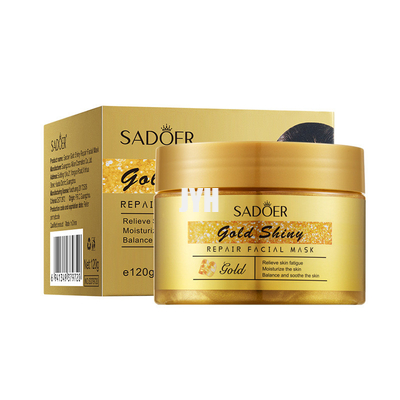 Kusursuz ve Nemlendirici Ciltler İçin Cruelty Free 24K Altın Yüz Maskesi