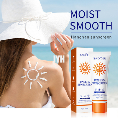 Doğal Çinko Günlük Giyim Güneş Koruyucu Çinko Oksit Fiziksel Spf 50+ Suya Dayanıklı