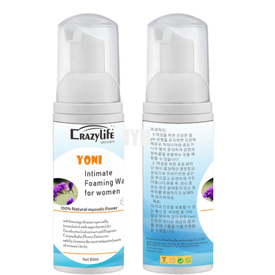 60ML Feminine Intimate Foaming Wash Kadın Vajinal Sağlığını Dengeler PH