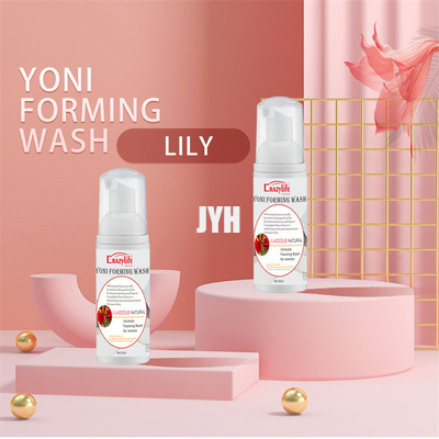 Kokusuz Koku OEM Cilt Bakım Ürünleri Koku Lily Jinekolojik Yoni Köpük Yıkama