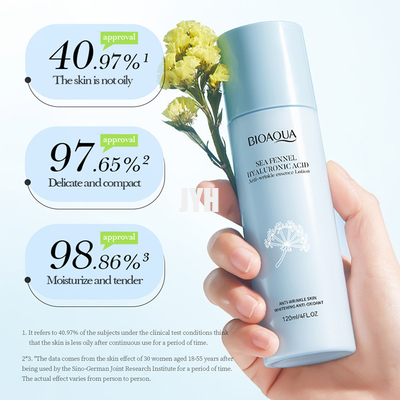 120ml Cilt Bakımı Toner Ve Losyon Nemlendirici Cilt Deniz Rezene Hyaluronik Asit Kırışıklık Karşıtı