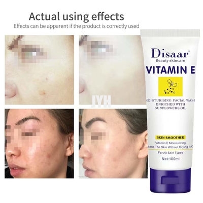 OEM Köpüren Yüz Temizleyici Doğal E Vitamini Beyazlatıcı Yüz Temizleyici