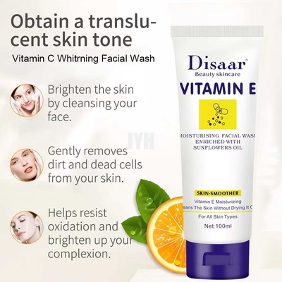 OEM Köpüren Yüz Temizleyici Doğal E Vitamini Beyazlatıcı Yüz Temizleyici