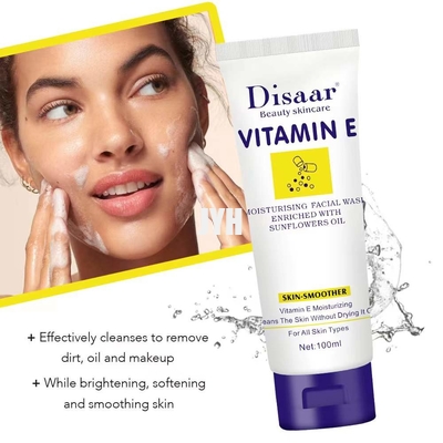 OEM Köpüren Yüz Temizleyici Doğal E Vitamini Beyazlatıcı Yüz Temizleyici