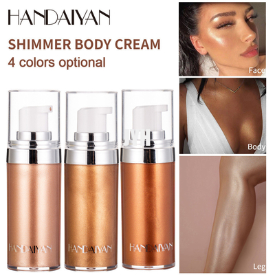 20ml Yüz Ve Vücut Aydınlatıcı Vurgulayıcı Krem Sıvı Bronzlaştırıcı Aydınlatıcı Glow Parıldayan Makyaj Fondöten