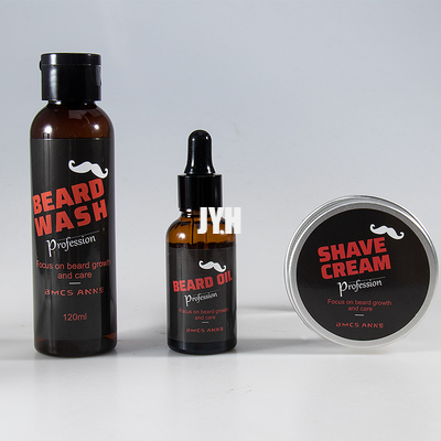 120ML Bitkisel Sakal Serumu Yağ Balsamı Erkek Bakım Sakal Uzatma Kiti