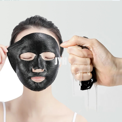 Özel Logo Kömür Siyah Levha Maske Kozmetik Paraben Ücretsiz Yağ kontrolü
