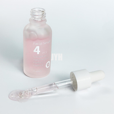 HA Nikotinamid Yaşlanma Karşıtı Nemlendirici Beyazlatıcı Cilt Serumu ile 4'ü 1 Arada Yüz Serumu% 30 C Vitamini