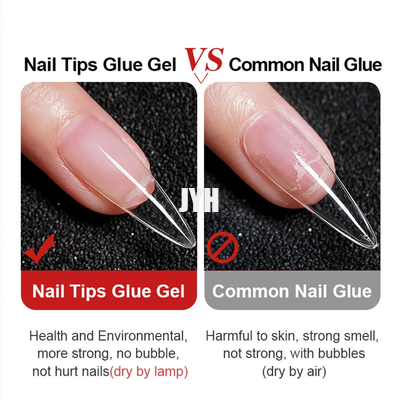 Çok Fonksiyonlu Taban Kat Güçlendirici Nail İpuçları Tutkal Jel Özel Etiket Kristal Jel Tutkal