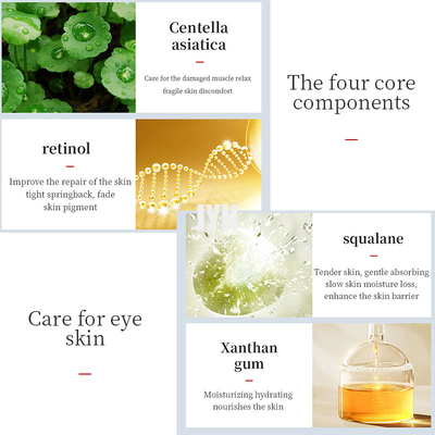 30G Retinol Göz Kremi Koyu Göz Halkaları Altında Anında Hızlı Yaşlanma Karşıtı Kırışıklık Karşıtı Sökücü Göz Torbası