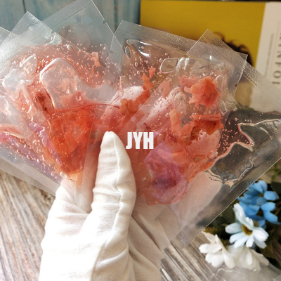 Seyahat için Taşınabilir Ambalaj OEM Cilt Bakım Ürünleri 10g Gül Petal Oksijen İnfüzyon Maskesi