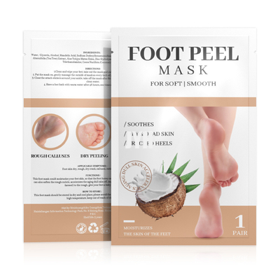 Kokusuz Hindistan Cevizi Ayak Maskesi Ayak Bakım Seti Peeling ve Nemlendirici