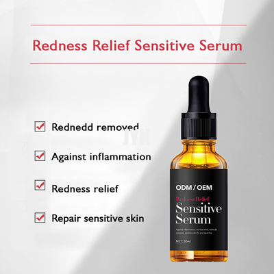 Kızarıklığı azaltmak için Oem Private Label Organik kızarıklık önleyici serum yüz serumu