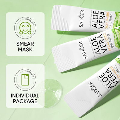 Güzellik Yüz Maskesi Sayfası Kore Beyazlatma Nemlendirici Aloe Vera Cilt Bakım Maskesi