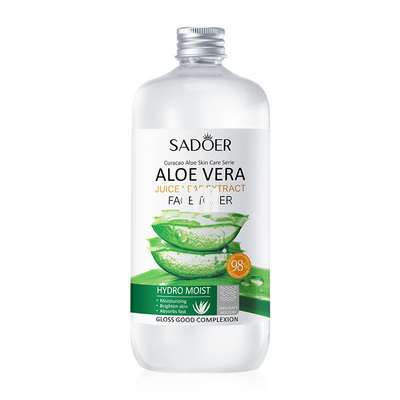 500 ml Doğal Aloe Vera Gel Toner Essence Yüz Deri Bakım Yüz Toni