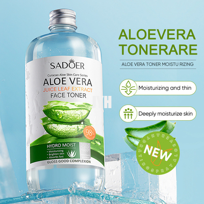 500 ml Doğal Aloe Vera Gel Toner Essence Yüz Deri Bakım Yüz Toni
