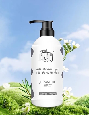 350ml Süt Vücut Yıkama Nemlendirici Rahatlatıcı Gündelik Temizleyici Paraben Yoksun